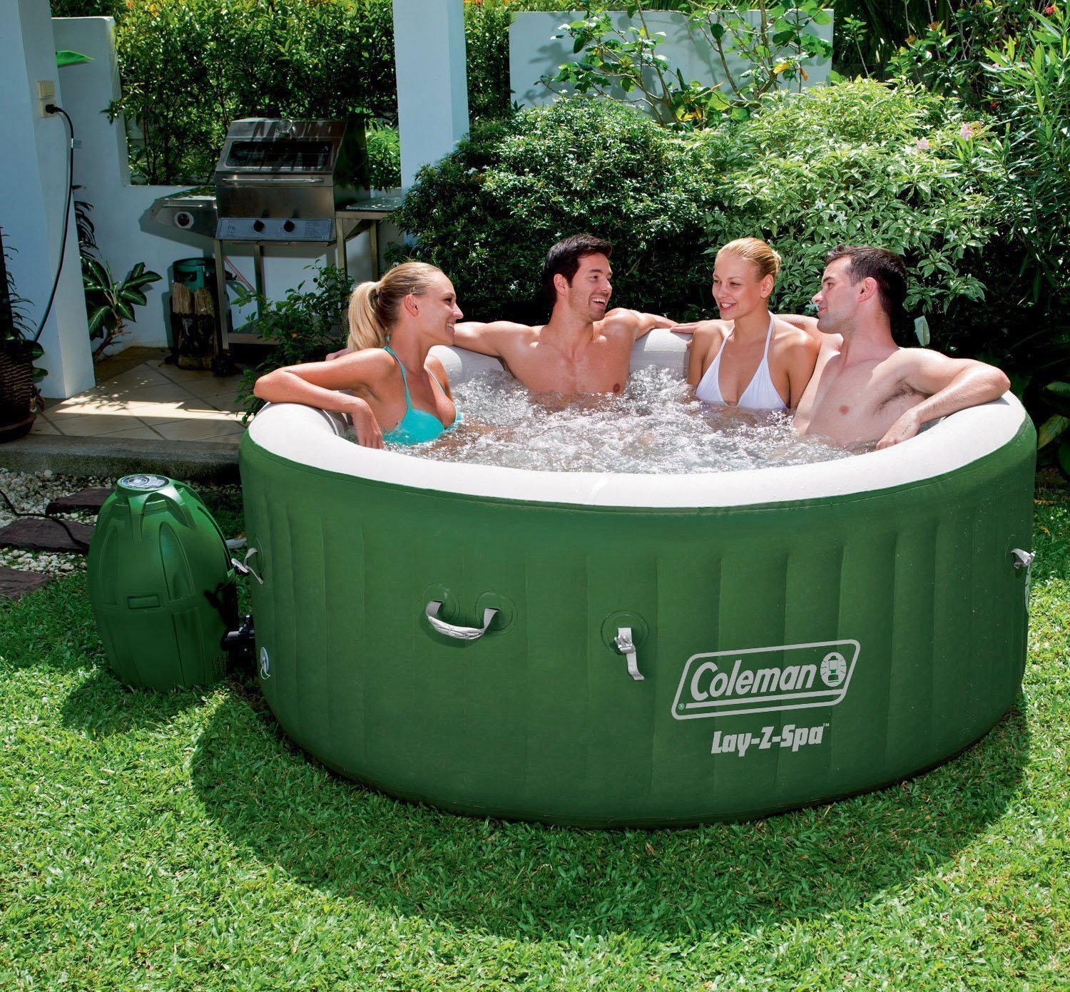 Coleman Lay Z Spa Inflatable Hot Tub Review 